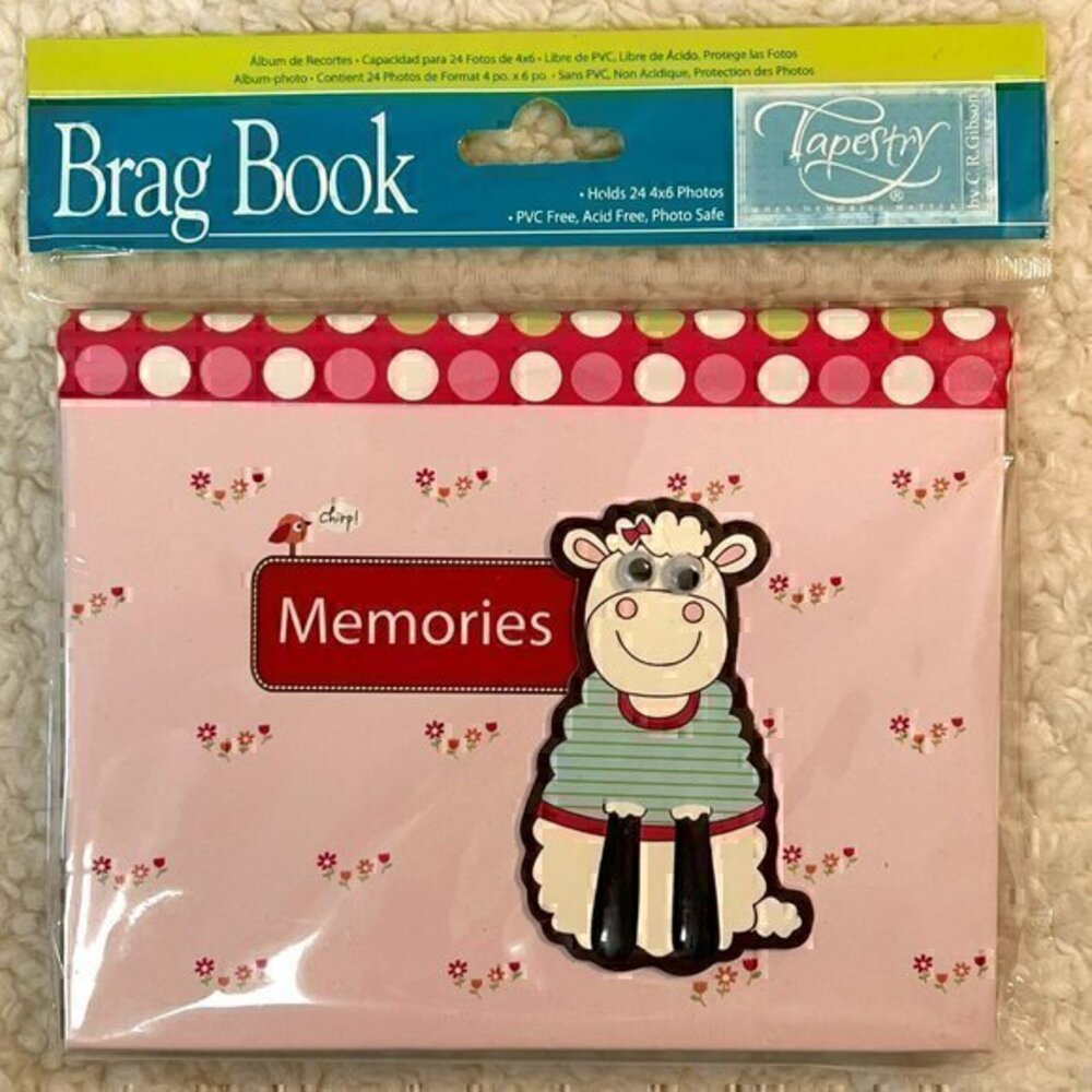 ☀️2/$14☀️ C.R. Gibson "Memories" Brag Book Photo Album